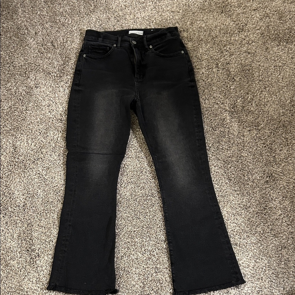 LOFT Black Ankle Jeans